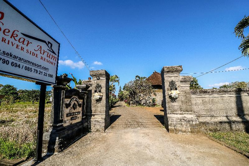 Sekar Arum Riverside Resort Tanah Lot Eksteriør bilde